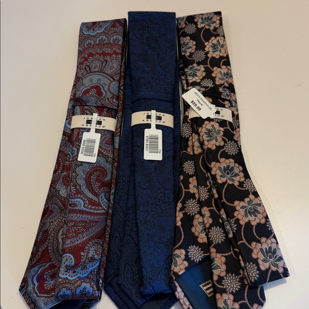 Joseph Abboud Men's Assorted Pattern Neckties - L… - image 2